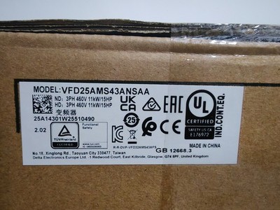  1PC New Delta VFD25AMS43ANSAA 11Kw Inverter 380V Expedited Shipping