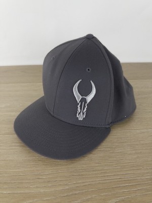 Badlands Grey on Grey Skull Hunting Outdoor Cap hat L/XL, Q3 Technology
