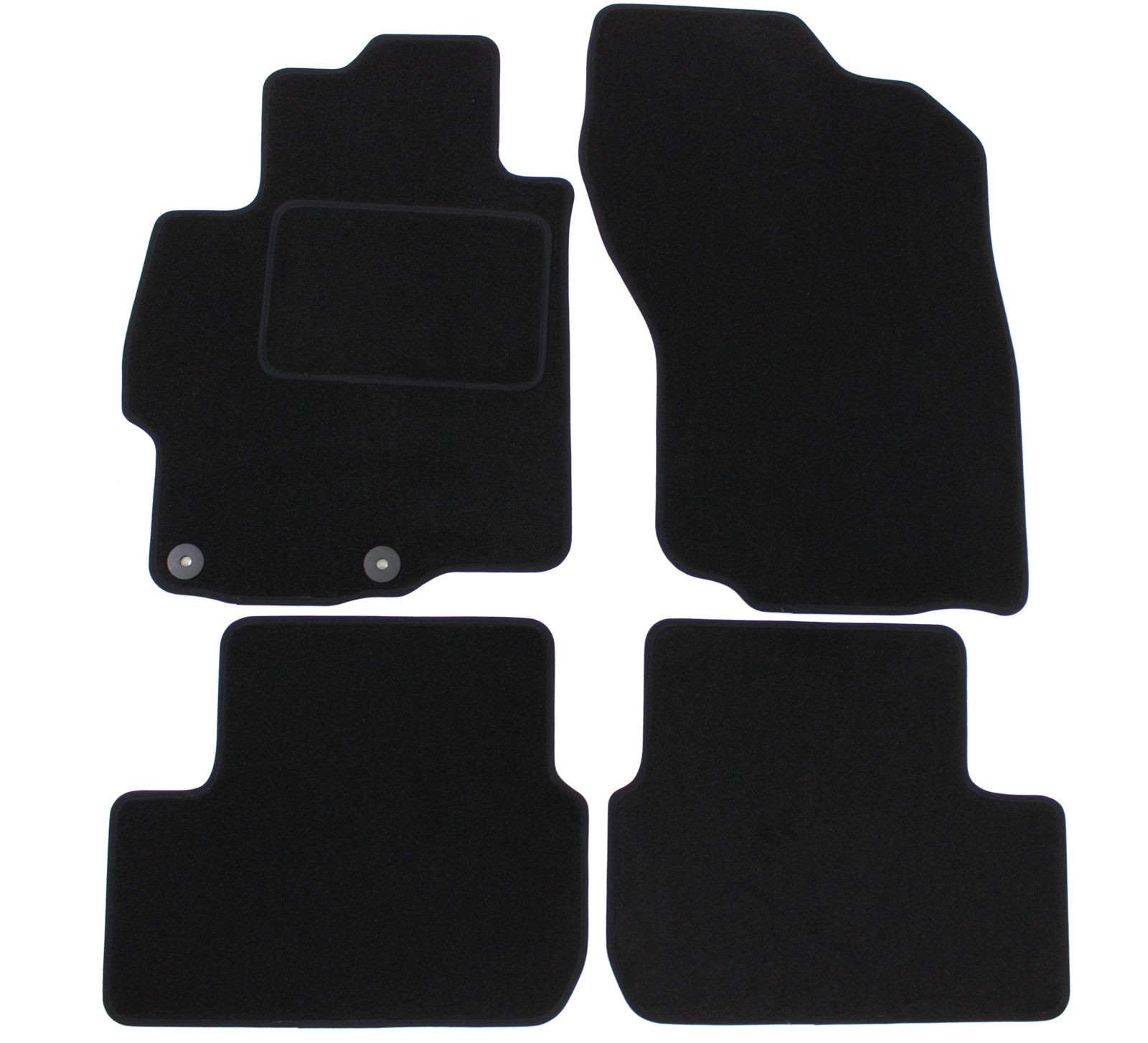 Tapis Mitsubishi Lancer 2008-2017 en velours épais antidérapant avec fixations de sécurité