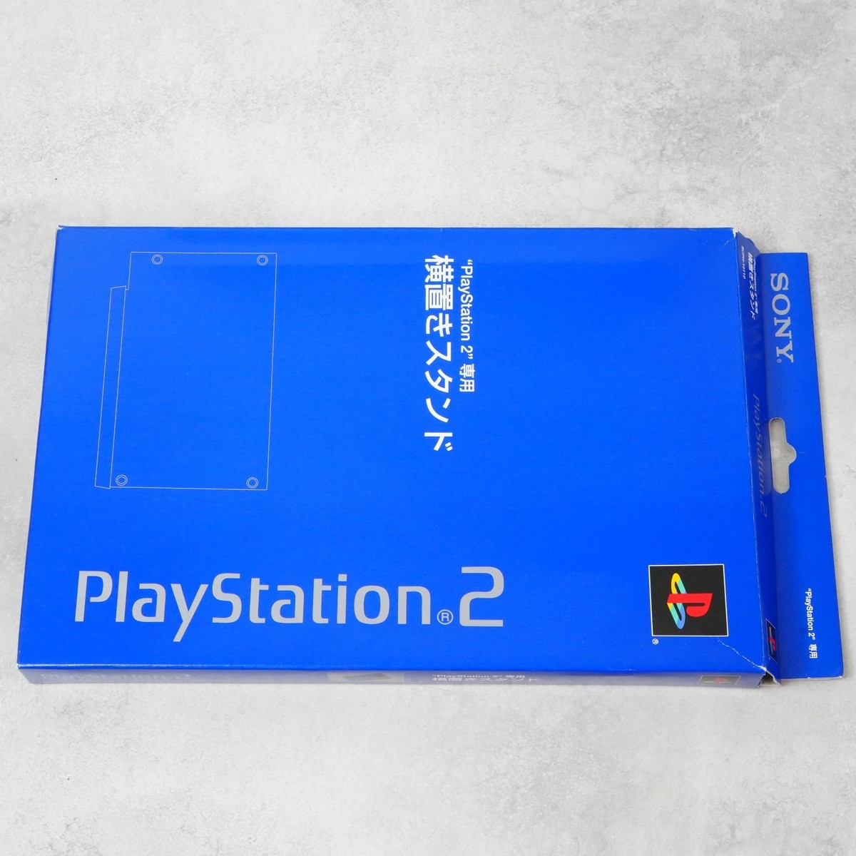 PS2 SONY Playstation 2 Official Horizontal Stand Blue Boxed SCPH