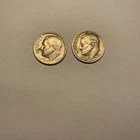 Lot of (2) 1965-P Roosevelt Dimes, Circulated Pair- Unique Design Numismatics