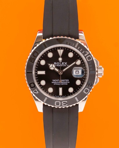 Rolex Yachtmaster 42mm 226659 White Gold on Oysterflex