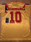 Pibe Carlos Valderrama Signed Autographed Colombia Soccer Jersey. JSA Coa. Rare