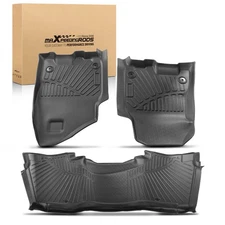 3 pcs Floor Mats Liners Set For Dodge Ram 1500 Crew Cab 2019 2020 2021-2024