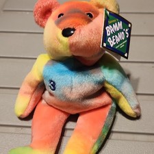 Salvino's Bamm Beano's Rodriguez 3 Tie-Dye Bear 1998 3-4 8-11 Years