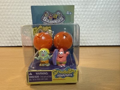 SpongeBob Squinkies Set Of Two Figures Patrick Surfer Guy New Rare Hard To Find
