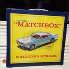 MATCHBOX LESNEY PRODUCTS 24 Slot 1967 Vintage Original #8 Vinyl CARRYING CASE C9