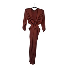 Express Womens Rust Sheath Dress Size M Stretch Lined (0048)