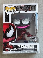 FIGURA EXCLUSIVA FUNKO POP MARVEL VENOM CARNAGE #372 FYE NUEVA EN CAJA