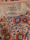 Talbot Ladies Short Sleeve Tee Size XL Pink Floral Print