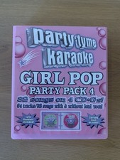 Party Tyme Karaoke - Girl Pop Party Pack 4 Box by Karaoke, Gently Used