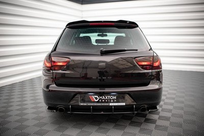 Heckansatz Diffusor passend für Seat Exeo schwarz matt