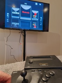 SNK Neo Geo X Gold Limited Edition Console Complete Set Black - Exc condition