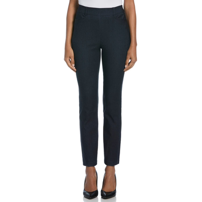 #ad Rafaella Women#x27;s Pull On Stretch Pants Black $18.74