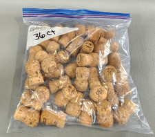 Tapa de champiñones 36ct | Corchos naturales de vino espumoso/champán usados | Bolsa surtida