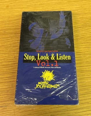 Mystik Journeymen Stop Look &listen VOL 1 VHS Living Legends Hip Hop Y2K