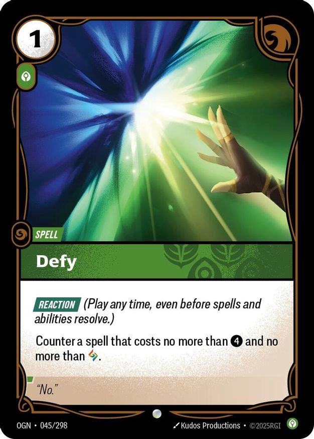 Riftbound Defy (45/352) Origins NM