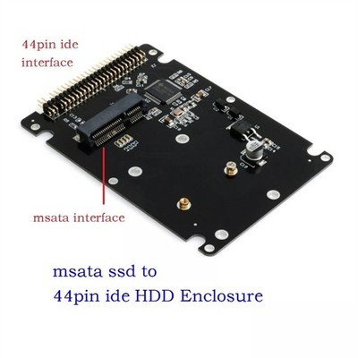 MSATA zu 2.5  IDE HDD SSD mSATA zu PATA Adapter Konverter Karte 44PIN Gehäuse