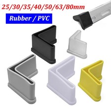 Furniture Angle Iron Foot Pads Rubber / PVC L...