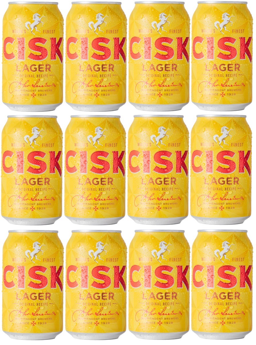 CISK Maltese Lager (12 x 330ml - 4.2%) CANS