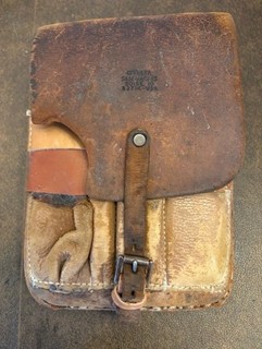 Vintage Roy Gfeller Casemaker Leather Geoscience Field Case Pen & Notebook Case