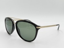 VERSACE VE4299 MOD.4299 GB1/9A PILOT Gold /Black AUTHENTIC ITALY POLARIZED