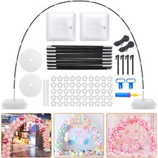 Balloon Arch Kit, 9FT Height 10FT Width Adjustable Balloon Arch Stand Frame...