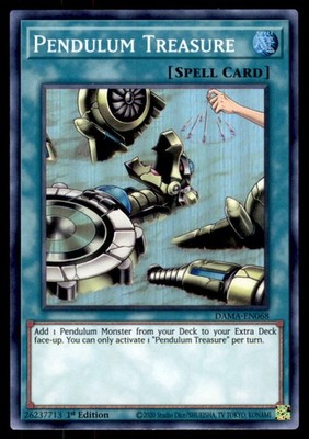 Yu-gi-oh Pendulum Treasure DAMA-EN068 Super Rare Dawn of Majesty LP