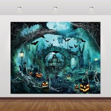 10x8ft Halloween Backdrop Scary Spooky