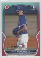 2023 Bowman Draft Aqua & Pink Gradient 169/199 Landen Maroudis #BD-138 12ce