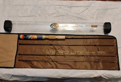 Bass Pro Shop Micro Lite Pack Rod IM6 Graphite,5 Piece 
