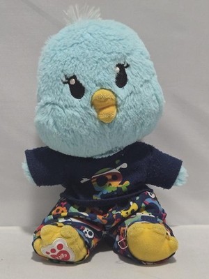 Build-A-Bear Workshop Blue Duck Plush 12  Lucky Duck Easter Stuffed Animal #S65s