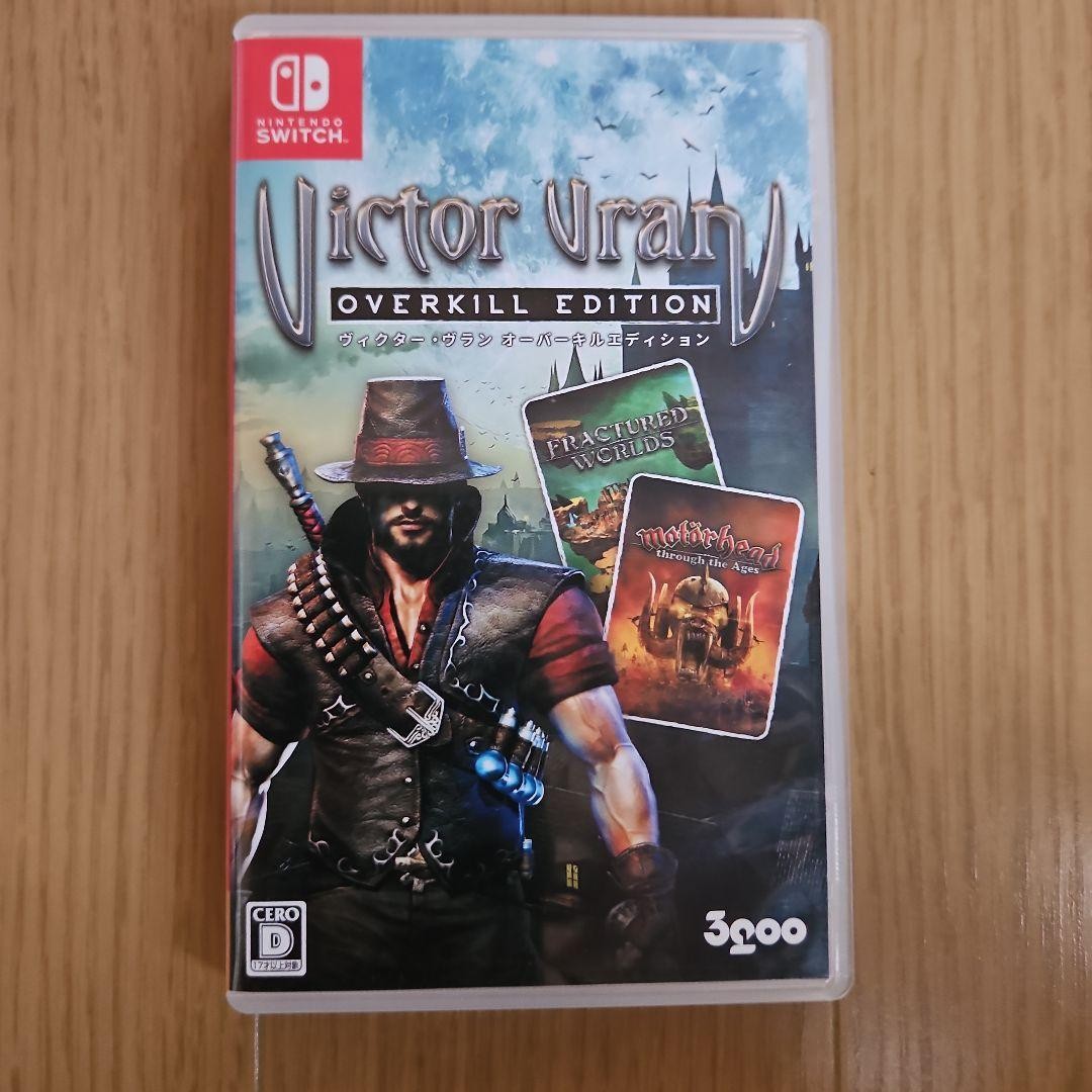 Victor Vran Overkill Edition Nintendo Switch Japan Import Used Tested w/Case