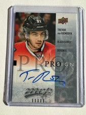 Trevor van Riemsdyk 2016-17 Upper Deck MVP Pro Sign #PRO-TV Auto