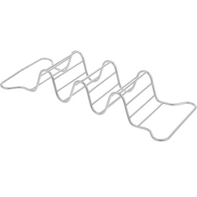  Taco-Halter aus Edelstahl, ofenfestes Taco-Tablett, Taco-Shell-Organizer mit
