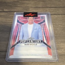 Leaf Pop Century Rob Riggle 1/1 Unsigned Pre-Production Proof Trading Card