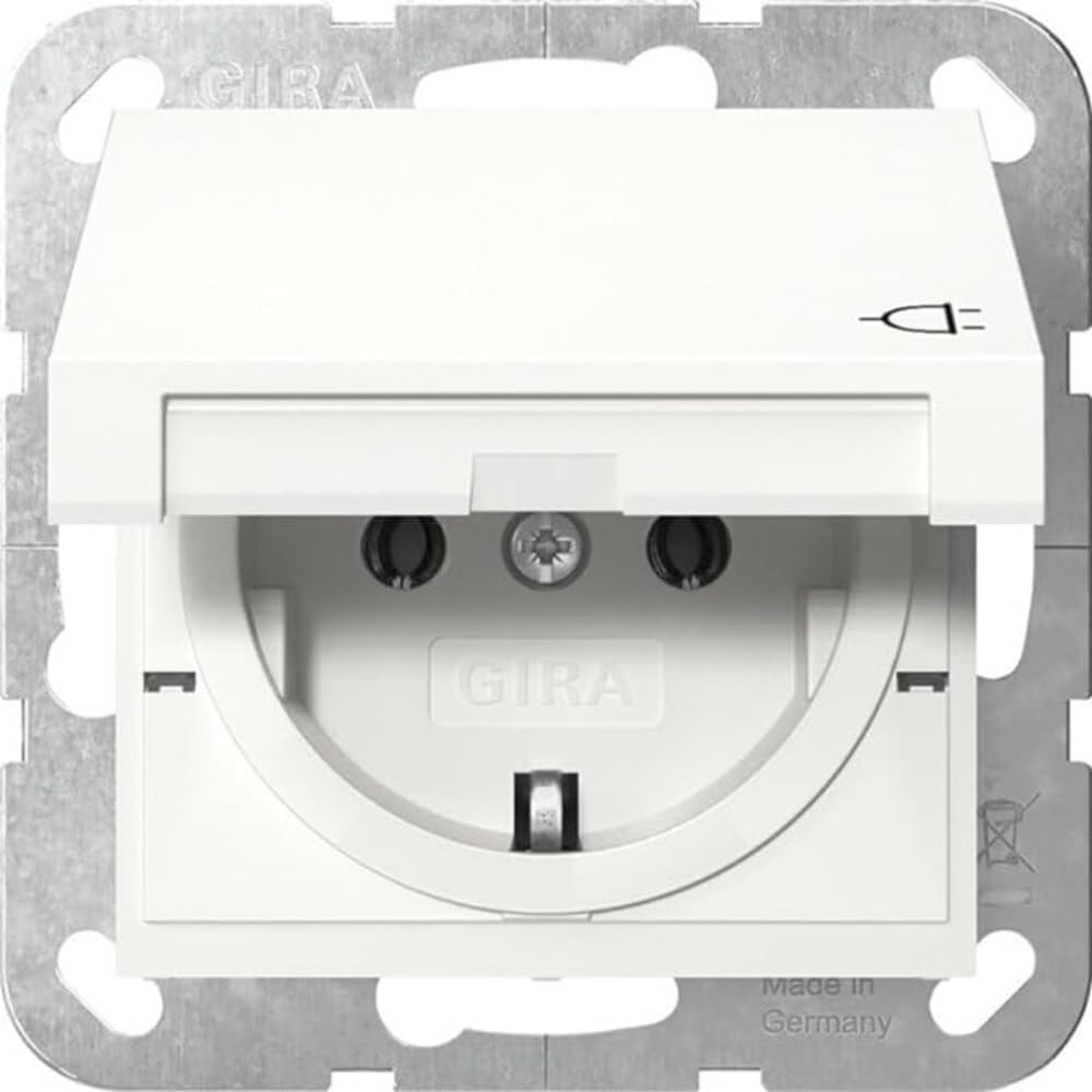 Gira Weiss Steckdose, 445427 - Image 2