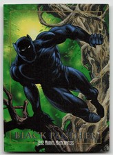 1992 Marvel Masterpieces Black Panther Card #4 SkyBox