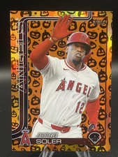 2025 Topps - Jorge Soler #US343 Holiday Orange & Black Foil Pumpkins Parallel