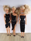 3 Vintage Barbie Dolls Superstar Era Mattel - Outfits As Pictured- Rare (20629)