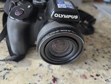 MINT Olympus SP-570UZ 10MP CCD AA Battery Digital Camera With Strap  Lens Cover