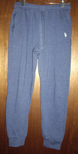 T13 EUC Mens Size S U.S. Polo Assn Blue Fleece Jogger Sweatpants Casual