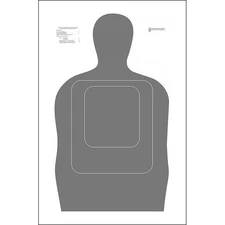 Action Target TQ-15 Standard Silhouette 25 Yard Qualification Target 100 Per