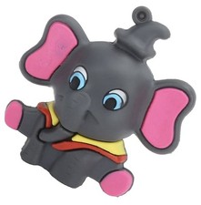 USB 2.0 Flash  Drive: 16gb Dumbo Circus Elephant Cartoon