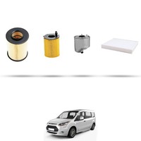 Hoffcar Wartungsset - 4 Filter FüR Ford Tourneo Connect II 1.6 Tdci 70KW Ab 2