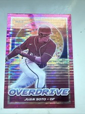 2021 Panini Chronicles - Overdrive Juan Soto #13 Pink Pulsar