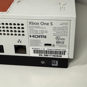 Microsoft Xbox One S 500GB Game Console White Model 1681 4 Games 1 Controller