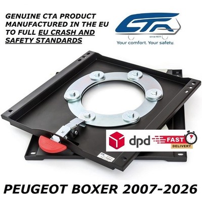 CTA Einzelsitz Drehfuß Peugeot Boxer 2007-2026 Fahrer/Beifahrer Wohnmobil