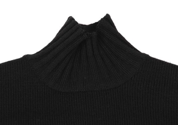 Suéter tejido cuello alto diseño línea sesgada lana FENDI talla 44 (K-146210) Foto 4 de 4