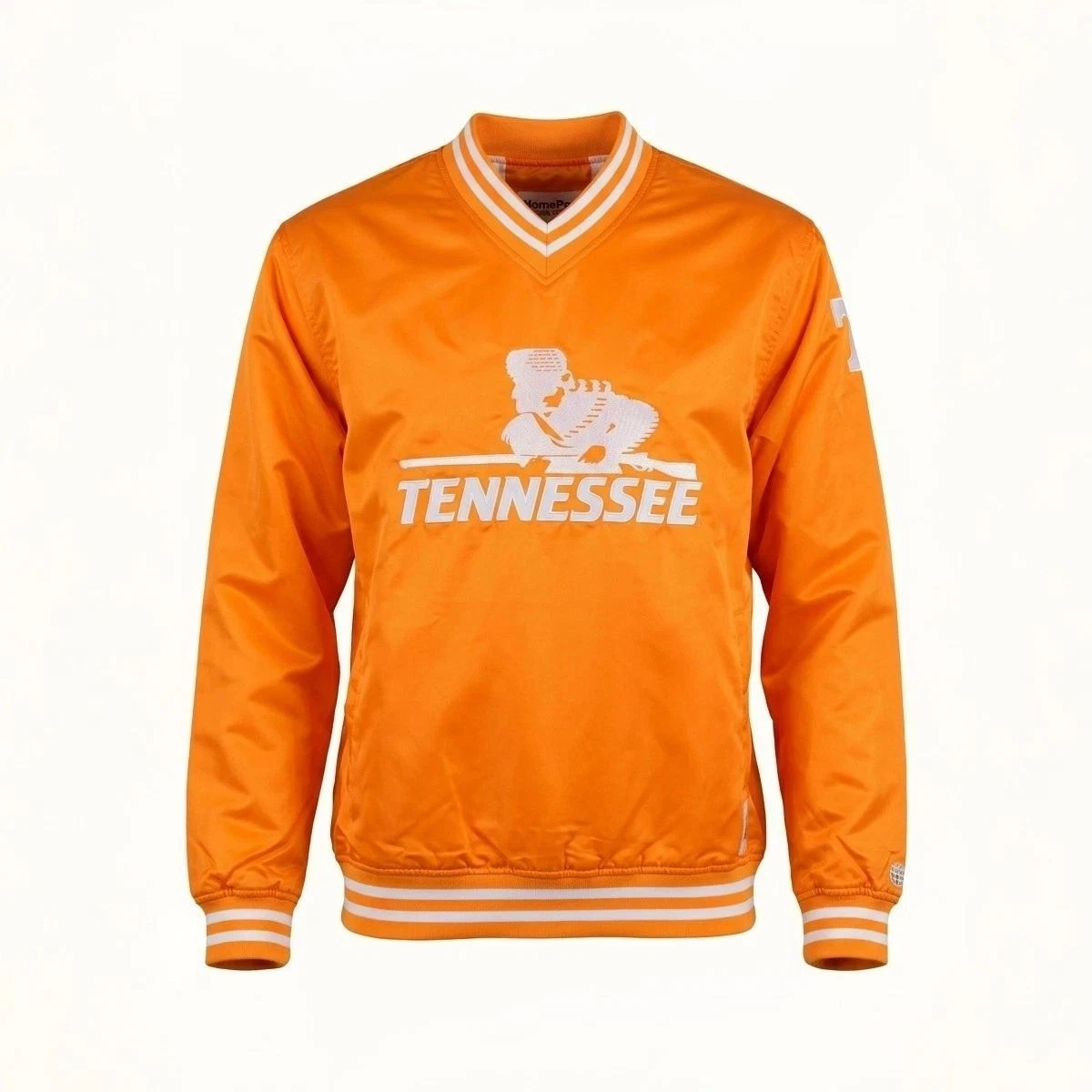 Homefield Tennessee Volunteers Pullover Windbreaker Orange Satin Jacket Mens XL